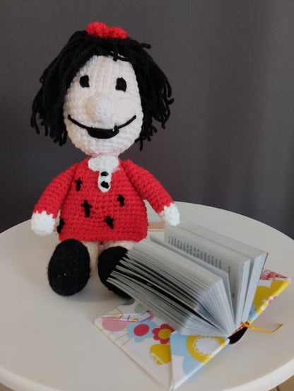 Amigurumi de personaje Mafalda